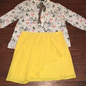 Cato Yellow Skirt